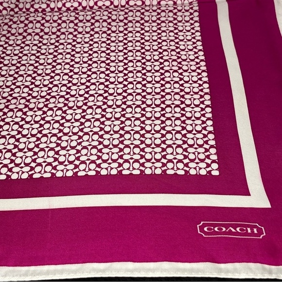 NWT Vintage Coach Silk Scarf - Picture 6 of 8